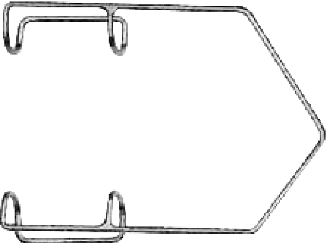 Barraquer Eye Speculum Fenestrated Straight Child
